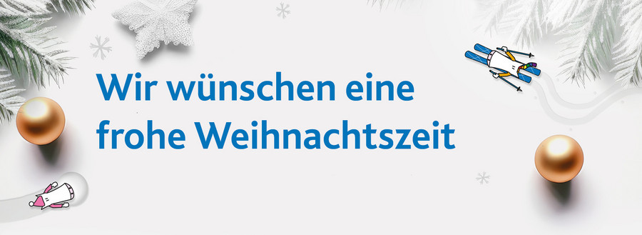 Frohe Weihnachten und einen guten Rutsch ins neue Jahr