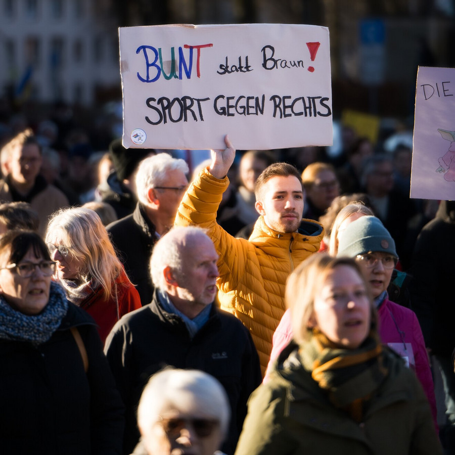 Für die Werte des Sports – gegen rechtsextreme Positionen