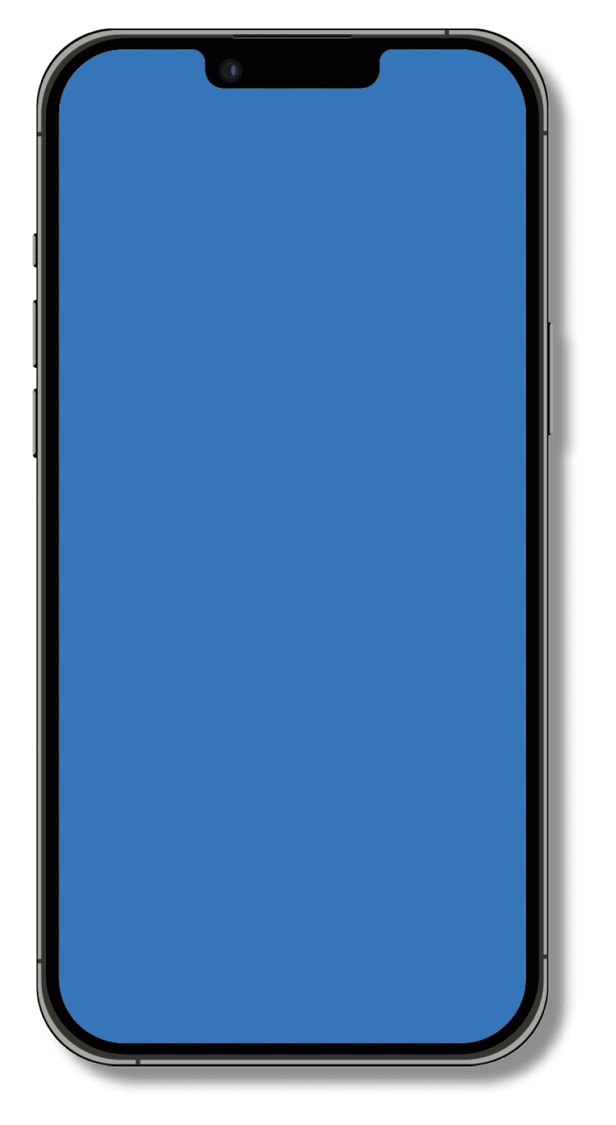 Smartphone mit Zitat auf dem Display