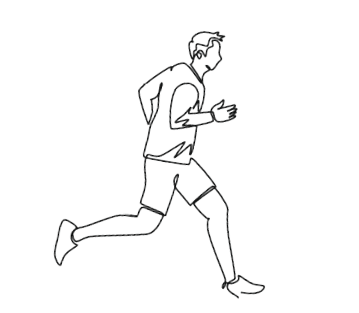 Illustraton eines Joger